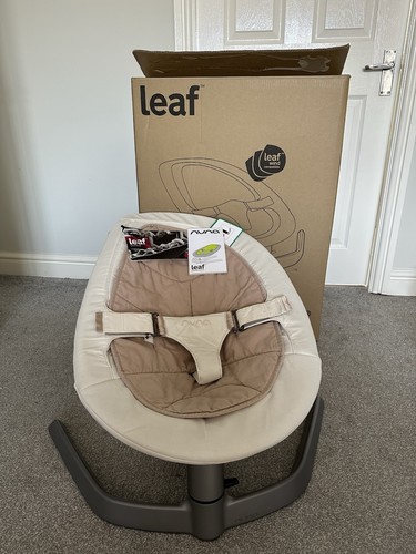 Nuna leaf baby rocker bisque - leaf,